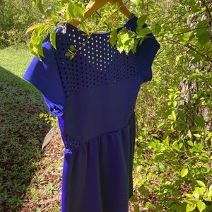 Blue dress